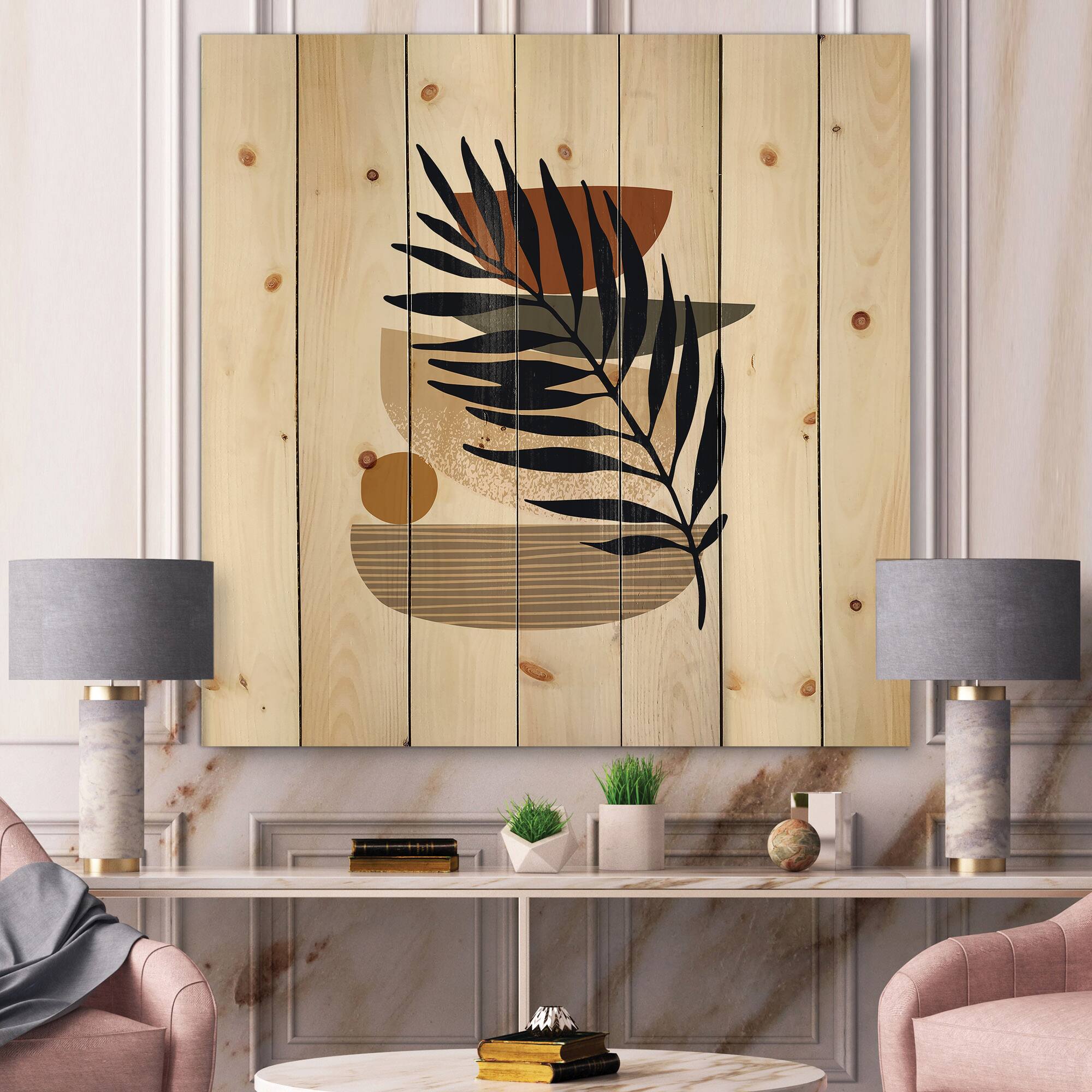 Designart - Tropical Leaf Silhouettes and Shapes IV